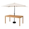Alaterre Furniture 6pc Outdoor Patio Dining Set, Okemo Table with 10' Rectangular Umbrella - 4 of 4