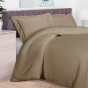 300 Thread Count Rayon From Bamboo Solid 3 Piece Duvet Cover Set by Blue Nile Mills - 2 of 4