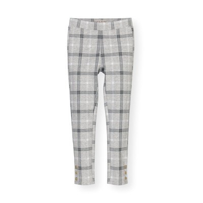 Hope & Henry Girls' Button Cuff Ponte Pant, Infant