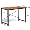 CAVINAS Modern Computer Desk & Gaming Desk, Multi-Purpose Wooden Computer Office Desk, Writing Desk with X-Shaped Reinforcement for Home/Study - 2 of 3