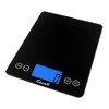 Escali Arti XL Glass Digital Scale Black: Kitchen Food Scale with Oversized Backlit Display, 22lb Capacity, Automatic Shut-Off - 2 of 4