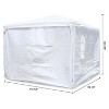 10'x10' Party Tent, Commercial Gazebo Tent With 4 Removable Walls, Windows, Zipper Door, Portable Canopy Tent - 4 of 4