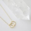 Mini Harmony Necklace in Gold, Rose Gold, Silver - Honeycat - 3 of 4