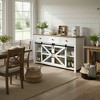 Dexmalle 55'' Sliding Barn Door Sideboard Buffet Cabinet with Adjustable Shelves - 4 of 4