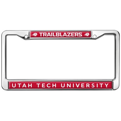 Utah Tech Mascot Full Size Standard License Plate Metal Frame