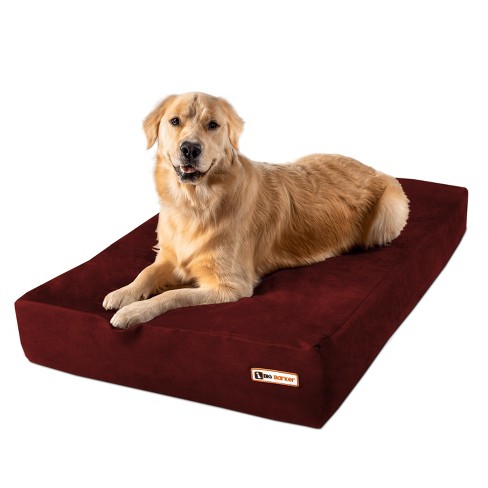 Big Barker 7 Orthopedic Dog Bed Sleek Edition Burgundy Large 48 X 30 X 7 Target