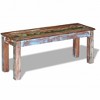 vidaXL Bench Solid Reclaimed Wood 43.3 inches x13.8 inches x17.7 inches - 3 of 4