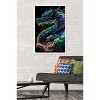 Trends International Wumples - Neon Cosmic Dragon Framed Wall Poster Prints - 2 of 4