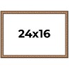 PosterPalooza | Slim Profile Gold Picture Frame - UV Acrylic, Backing Board, Hanging Hardware Included - 2 of 4