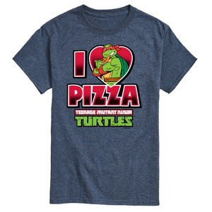 Men's - Teenage Mutant Ninja Turtles - I Love Pizza Short Sleeve Graphic T-Shirt - 1 of 4