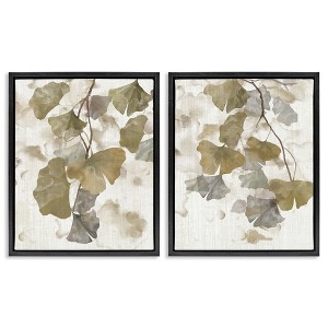 Stupell Industries Rustic Gingko Leaves, 17" x 21" - 1 of 4