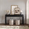 KIGFTSOD Farmhouse Retro Console Table with Double Board Suspension, Solid Wood & MDF, for Entryway Living Room - 2 of 4