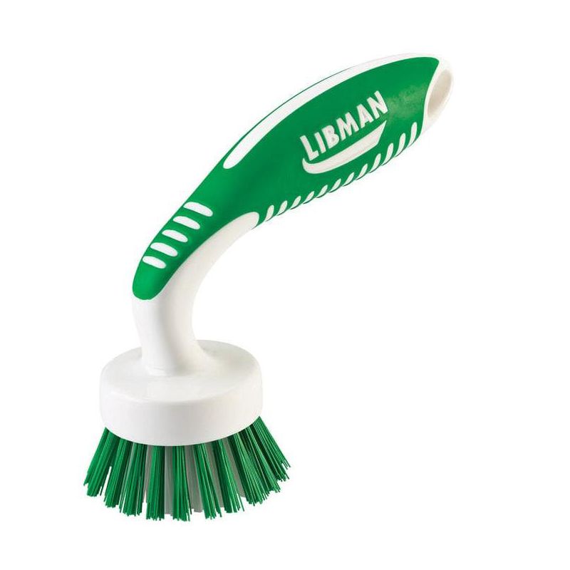 Libman 2 in. W Hard Bristle 4 in. Plastic/Rubber Handle Kitchen Brush, 4 of 5