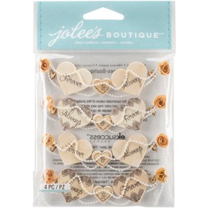 Jolee's Boutique Dimensional Stickers - Wedding Banner, 4pcs - 1 of 2