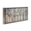 Stupell Industries Bare Branch Trees Birch Forest Floating Frame Canvas Art, Brown, 31" x 14" - 2 of 4