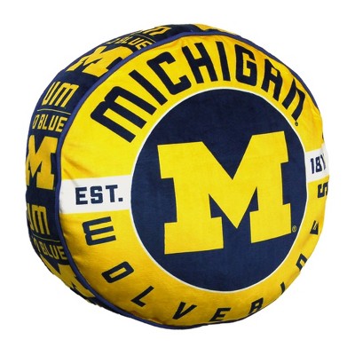 15" NCAA Michigan Wolverines Cloud Pillow