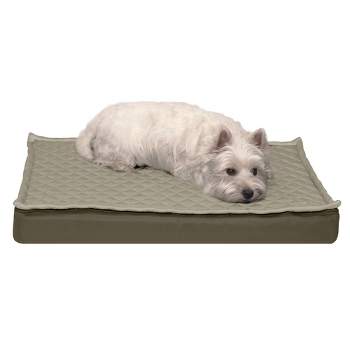 FurHaven Quilt Top Convertible Indoor-Outdoor Deluxe Orthopedic Pet Bed Mat