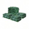 20x20 Inch Artificial Grass Wall Panels (20 Zip Tiles) - Greenery Backdrop & Privacy Screen - 12-Pack for Indoor/Outdoor Decor - 3 of 4