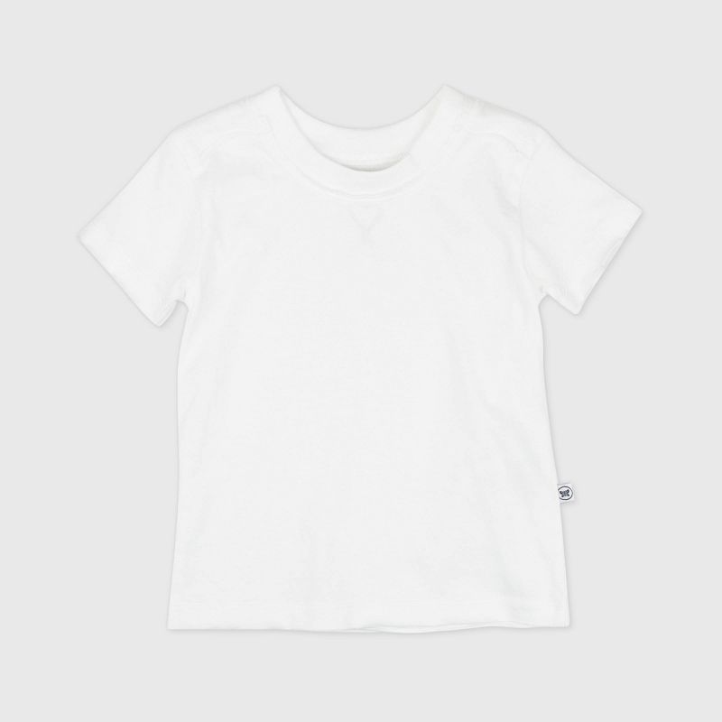 Honest Baby Boys' 4pk Organic Cotton Short Sleeve T-Shirt - Blue/White, 5 of 6