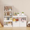 NicBex Simple White Kids Bookshelf Multifunctional Bookcase,Books & Toys Storage Cabinet Display Stand for Bedroom,Playroom - 3 of 4