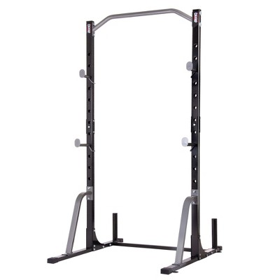 Body Champ PBC530 U Frame/ Cage Power Rack System & Olympic Weight Plate Storage