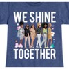 Girls' - Barbie - We Shine Together Fitted Short Sleeve Graphic T-Shirt - 2 of 4