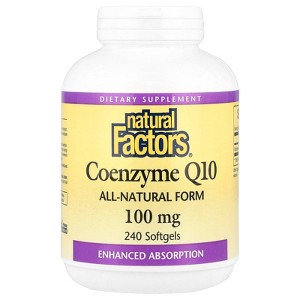 Natural Factors Coenzyme Q10, 100 mg, 240 Softgels - 1 of 4