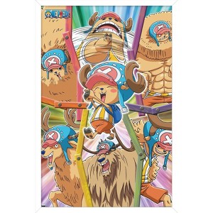 Trends International One Piece: Fishman Island - Tony Tony Chopper Group Framed Wall Poster Prints - 1 of 4