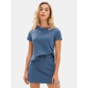 EXLURA Womens Casual Summer 2 Piece Short Skirt Sets Short Sleeve Tshirt And Tennis Skort Dressy Cotton Matching Sweatsuits - 2 of 4