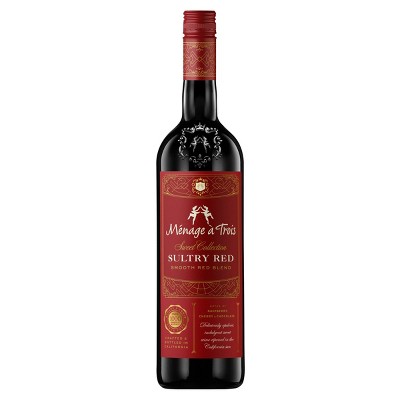 Ménage à Trois Sweet Collection Sultry Red Blend Wine - 750ml Bottle