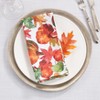Saro Lifestyle Pumpkin Foliage Dinner Napkins (Set of 4) - 4 of 4