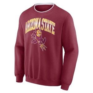 NCAA Arizona State Sun Devils Men's Crew Fleece Sweatshirt - 1 of 1