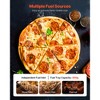 VEVOR Pizza Oven Outdoor, 12" Pellet Pizza Oven, Portable Pizza-Stove with Built-in Thermometer, Wood Fired Stainless Steel Pizza-Maker, Silver - 4 of 4
