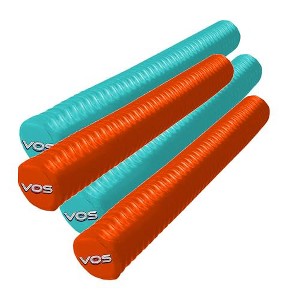 VOS Mega Noodle Foam Wavy Float (Sonic Seafoam/Cayman Coral, 4 Pack), Premium & Big, Super Soft Pool Noodle - 1 of 1