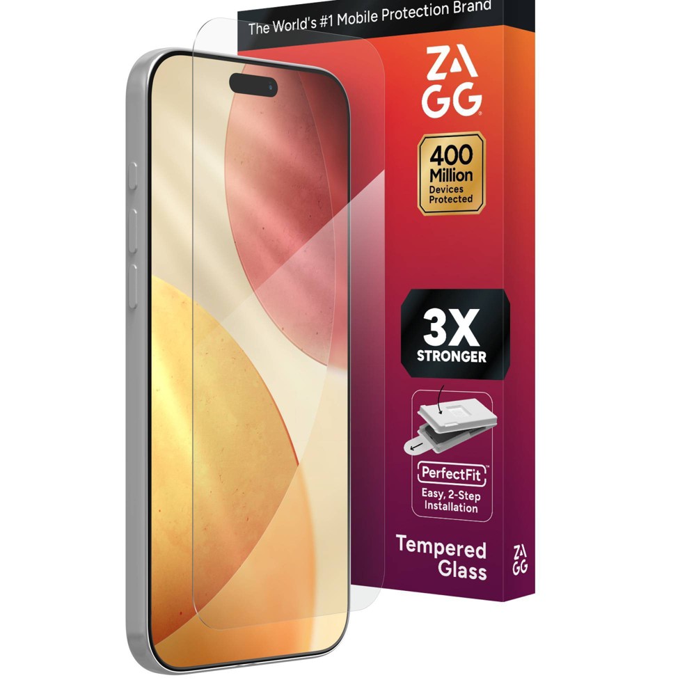ZAGG Apple iPhone 18/17 Pro Max Screen Protector Glass + Defense