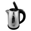 Brentwood 1 Liter Stainless Steel Cordless Electric Kettle in Silver - 4 of 4
