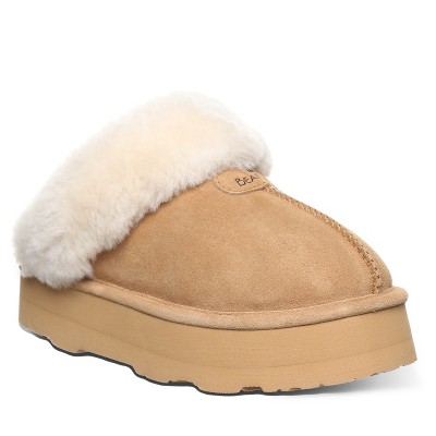 Bearpaw Women's Retro Loki Slippers | Iced Coffee Solid | Size 10 : Target