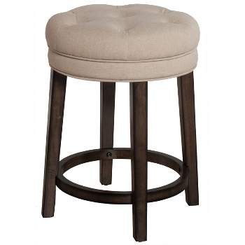 Krauss Backless Counter Height Barstool - Linen - Hillsdale Furniture