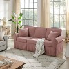 MINIMORE Modern Style 87.4"W Fiona 3Seater Sliper Cover Classic Sofa - 2 of 4