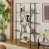 Figaro 4 Tier Bookcase - ETG4201 - Brown/Black - Safavieh - 2 of 4