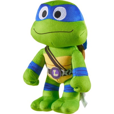 Teenage Mutant Ninja Turtles Leonardo Plush Toy, 8" TMNT Collectible Soft Figure