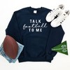 Simply Sage Market Women's Graphic Sweatshirt Talk Football To Me - 2 of 2