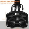 15Amp Corded Snow Blower w/ 180°Chute Rotation & 2 Transport Wheels Red\Blue - 4 of 4
