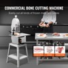 VEVOR Electric Meat Saw, 1800W Stainless Vertical Cutter, 19.1"x15" Workbench, 7.09" Cutting Thickness, Includes 5 Blades - 3 of 4