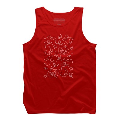 Men's Design By Humans Halloween party By makart8 Tank Top
