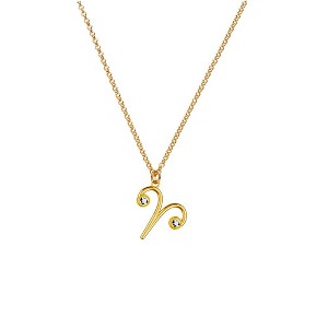Give Me a Sign Zodiac Name Necklace - Gold Vermeil - 1 of 4