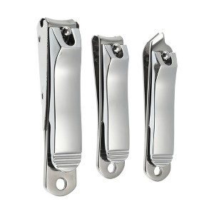 Unique Bargains Nail Clippers Nail Clipper Set for Nail Care Portable Stainless Steel Silver Tone 3 Pcs - 1 of 4