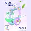 iClever Kids Headphones Cat Ear, LED Light Up, 85dBA Safe Volume, Stereo Sound Toddler Headphones for Travel School - 4 of 4