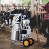 Milking Machine for Cows, Farm Bucket Milker, Automatic Pulsation Vacuum Milker Machine with 25 L 304 Stainless Steel Bucket, Silicone Hose - 4 of 4