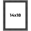 PosterPalooza | Refined Black Picture Frame - UV Acrylic, Foam Board Backing, Hanging Hardware - 2 of 4